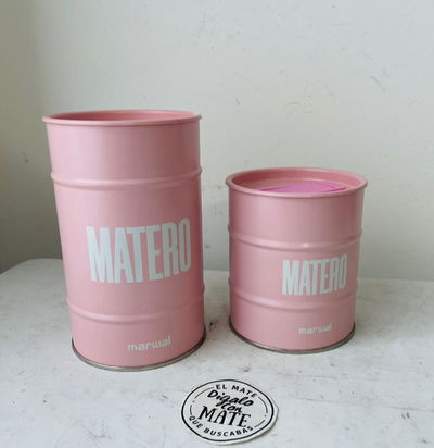 SET X 2 LATAS MATERO rosa