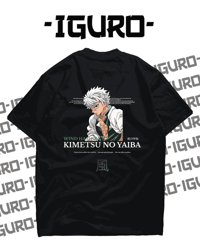 Remera Kimetsu No Yaiba "Wind Hashira"