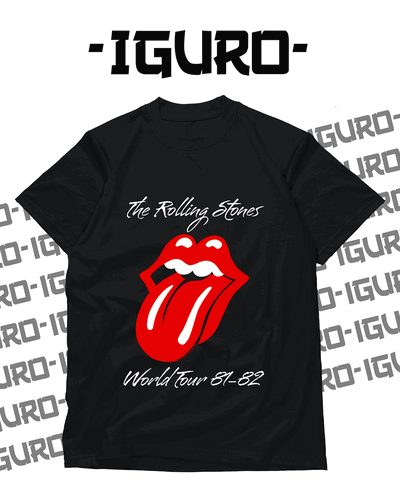 Remera "Rolling Stones World Tour 81-82"