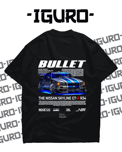 Remera Nissan Skyline BULLET