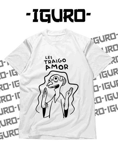Remera Los Simpsons "Les traigo amor"