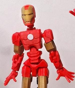 IRON MAN DUMMY 3D ARTICULADO 3D