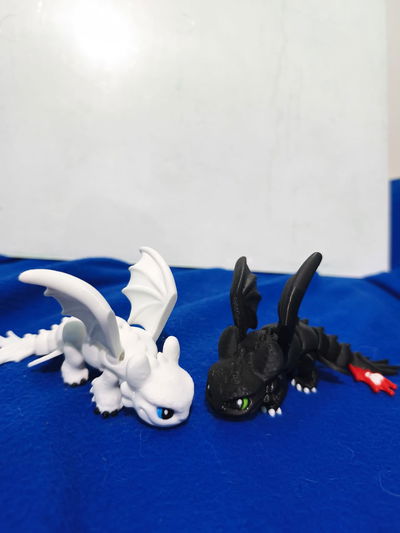 chimuelo y furia + llaveros