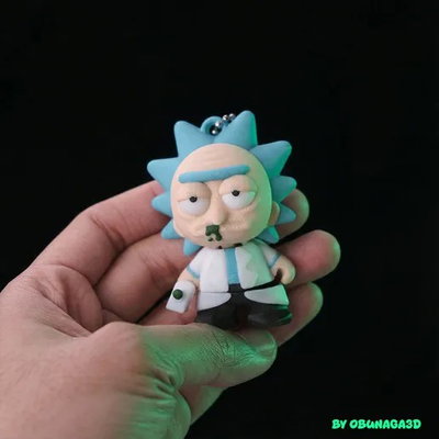 LLAVEROS  RICK Y MORTY