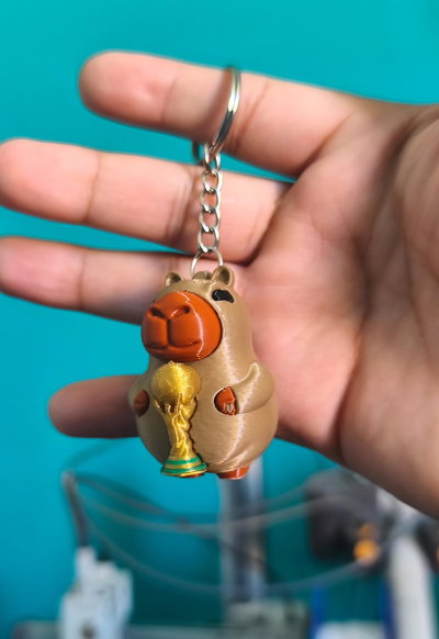 LLAVEROS  CAPIBARA COPA DEL MUNDO 