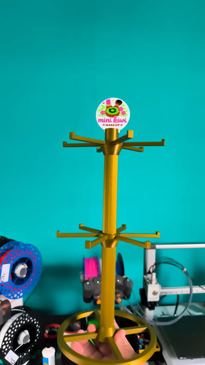Exhibidor  giratorio 2 escalones  35CM ALTO