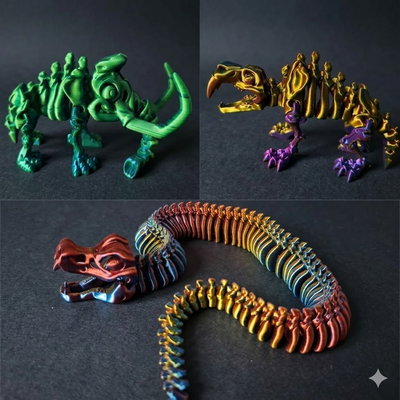 PACK 3 DINOSAURIO TAMAÑO ESTANDAR