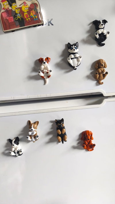 MANADA DE PERRITOS TIERNOS IMAN 3D HELADERAS