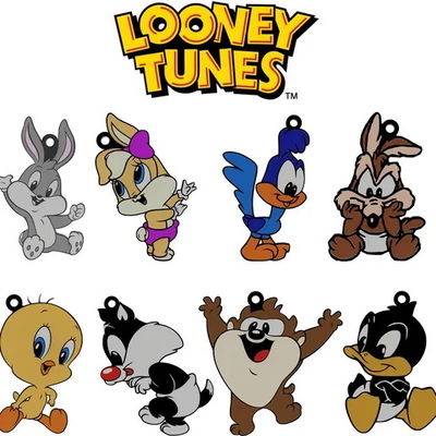 llaveros looney tunes babys 8 unidades