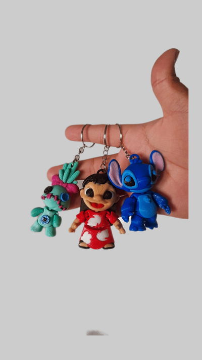 LLAVERO LILO STICH Y PELUCHE