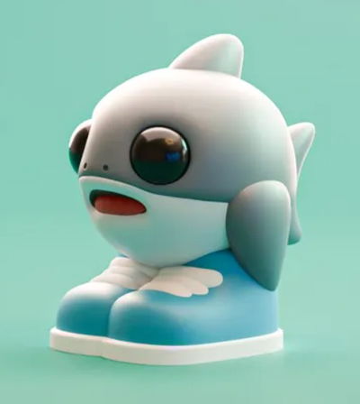 Mini Tralalero Tralala Baby Figure