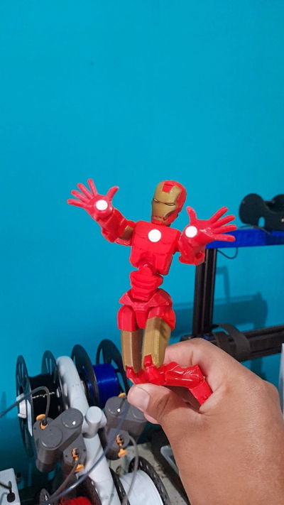 IRON MAN DUMMY 3D ARTICULADO 3D