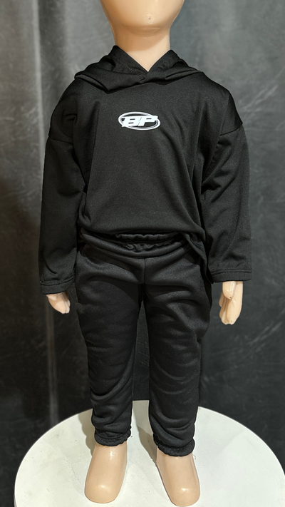 JOGGER FRIZADO NEGRO