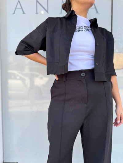 Camisa crop top Sophia