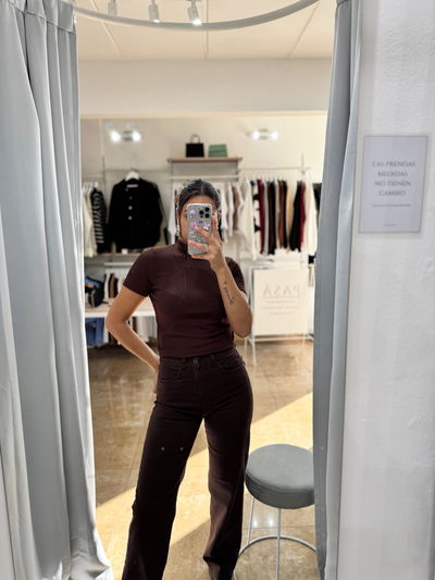 Wide leg elastizado