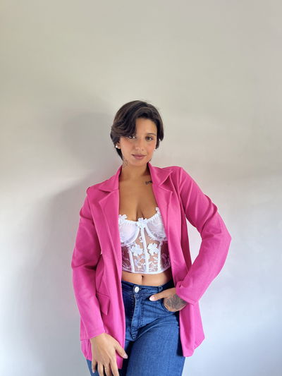BLAZER FUCSIA