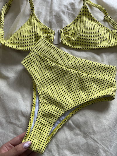 IBIZA TEXTURA CUADRILLE AMARILLO