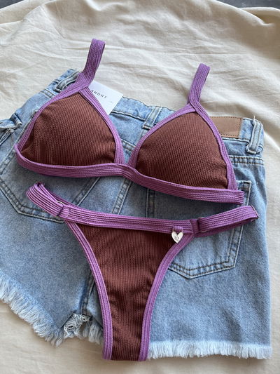 MANILA TEXTURADA CHOCO/MULBERRY