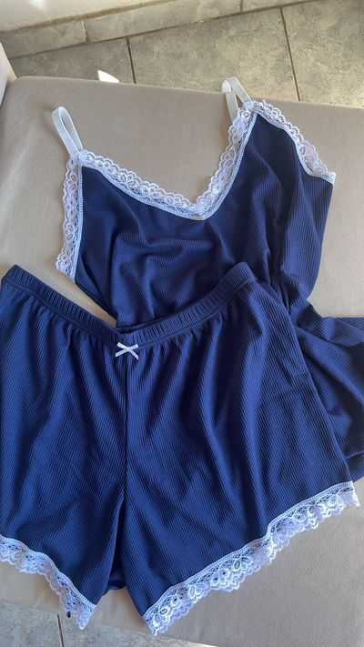 Pijama morley azul marino