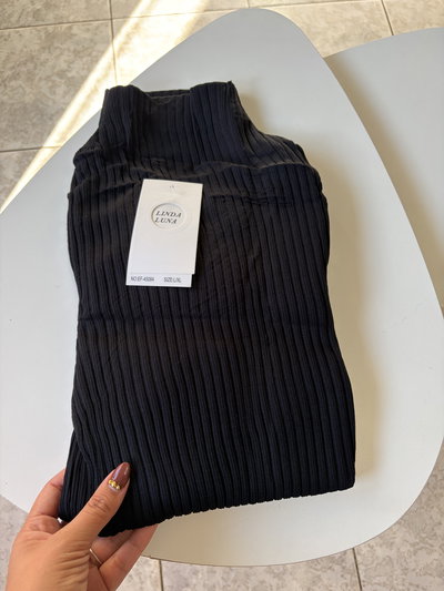 Polera térmica mujer de morley negro