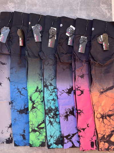 Calza seamless IRUN negro batik 