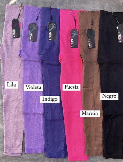 Calza seamless IRUN texturada  
