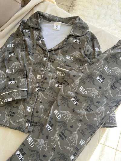 Pijama camisero niños Dinosaurios