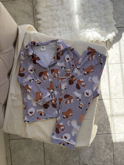 Pijama camisero niños perritos
