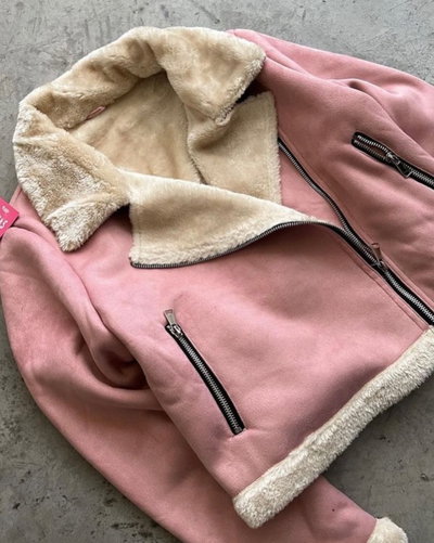 Campera gamulan rosa 