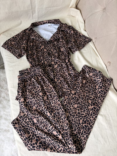 Pijama camisero Animal print 
