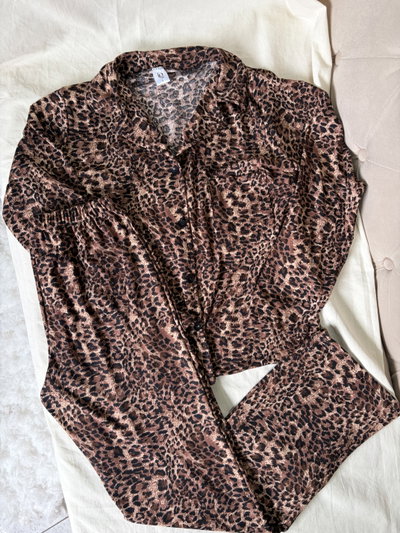 Pijama camisero de morley Animal print 