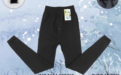 Calza térmica negra hombre