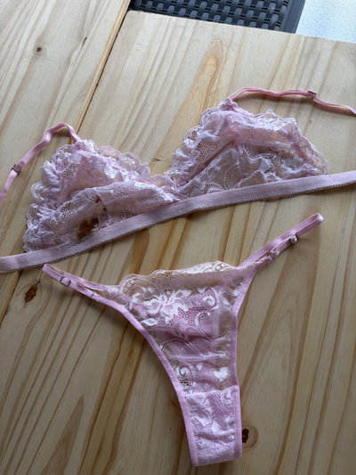 Conjunto encaje C/MANCHA