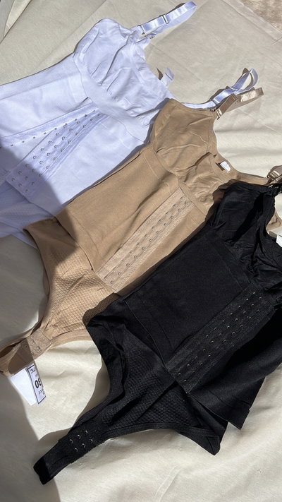 Body reductor CON FAJA blanco XL/XXL