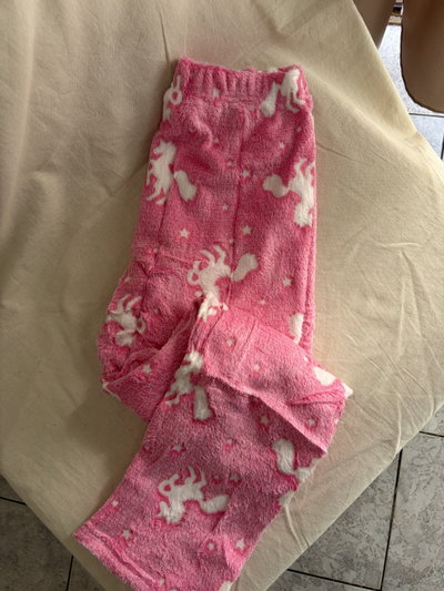 Pantalón polar soft luminoso ROSA UNICORNIOS