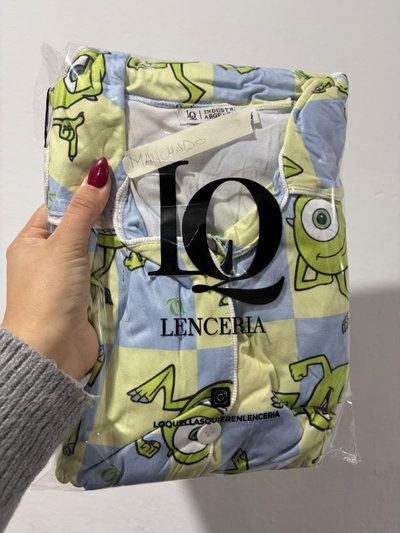 Pijama camisero mike wazowski OUTLET 