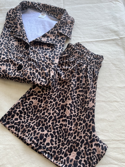 Camisero corto animal print