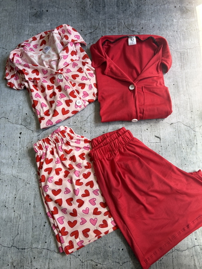 Camisero modal soft liso rojo