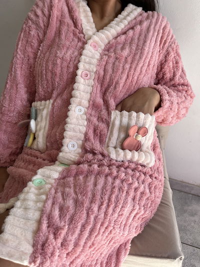 Bata importada rosa