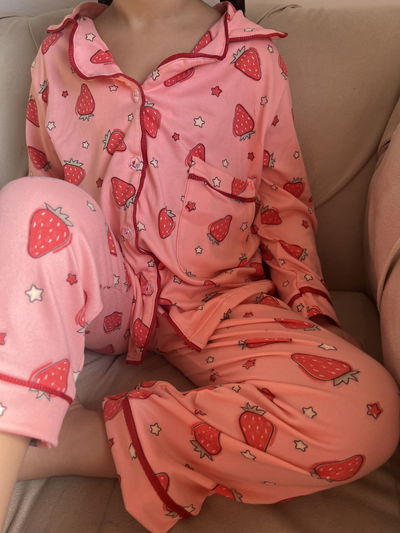 Camisero niño rosa frutillas