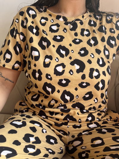 Pijama Bruna print marrón