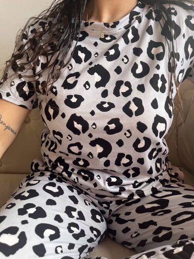 Pijama Bruna print gris