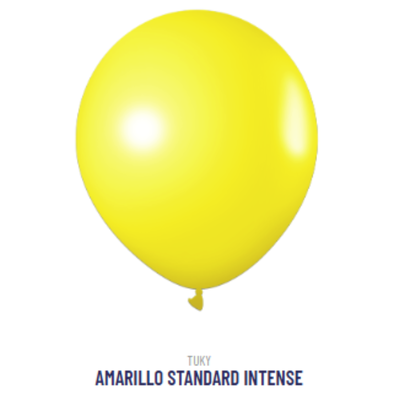 Globo Standard Intense Amarillo 9" x25