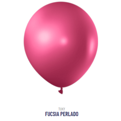 Globo Perlado Fucsia 9" x50u