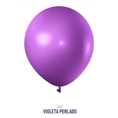 Globo Perlado Violeta 9" x50u