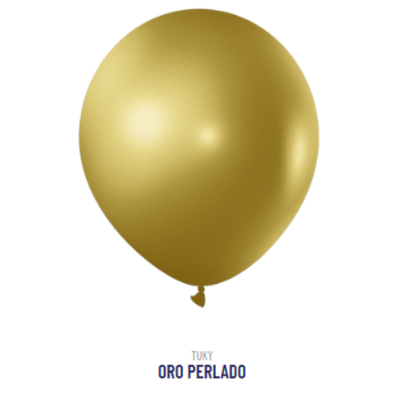 Globo Perlado Oro 9" x50u