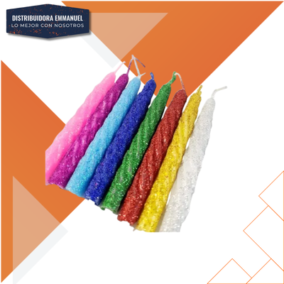 Velas Torneadas Gibreadas