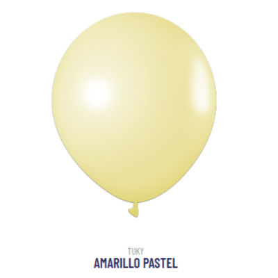 Globo Pastel Amarillo 9"
