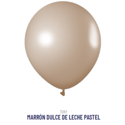 Globo Pastel Dulce de Leche 9"