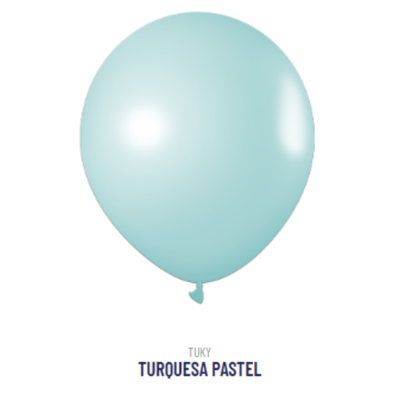 Globo Pastel Turquesa 9"